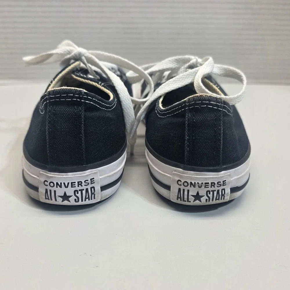 Converse Chuck‎ Taylor All Star Low Top Black Canvas Youth Shoes 3J235 Size 3